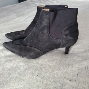 New Naturalizer suede kitten heel booties